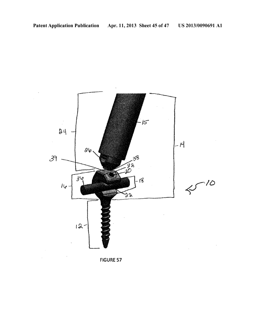 PEDICLE SCREW HAVING A REMOVABLE ROD COUPLING - diagram, schematic, and image 46