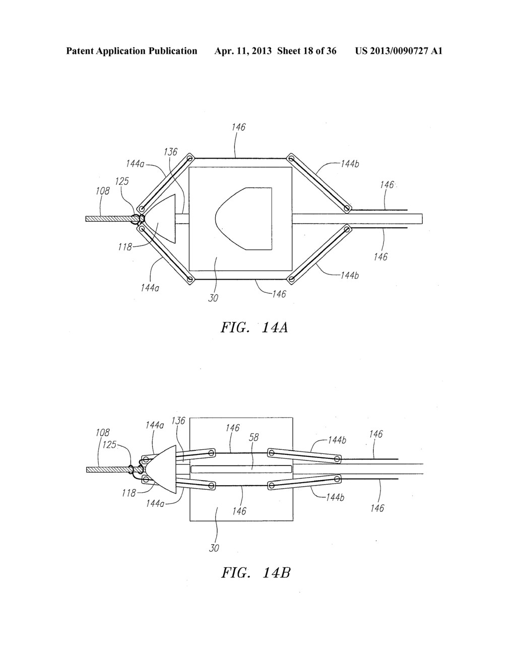 Methods and Devices for Delivery of Prosthetic Heart Valves and Other     Prosthetics - diagram, schematic, and image 19