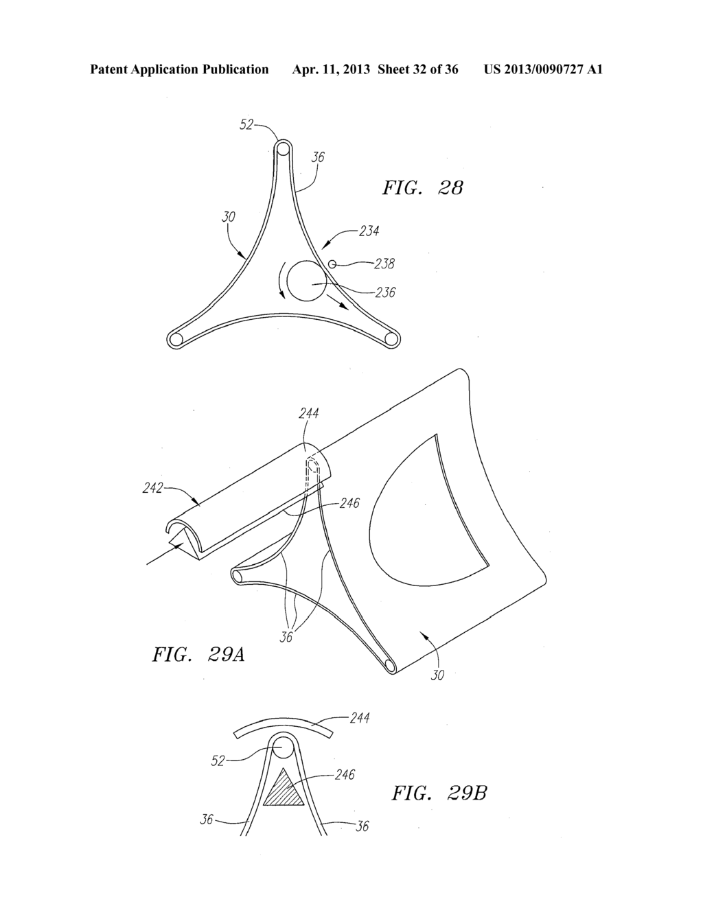 Methods and Devices for Delivery of Prosthetic Heart Valves and Other     Prosthetics - diagram, schematic, and image 33