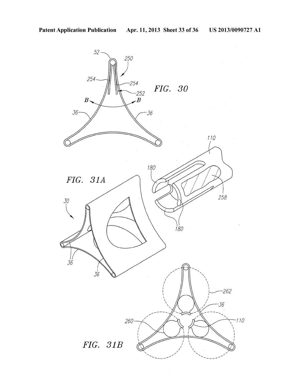 Methods and Devices for Delivery of Prosthetic Heart Valves and Other     Prosthetics - diagram, schematic, and image 34