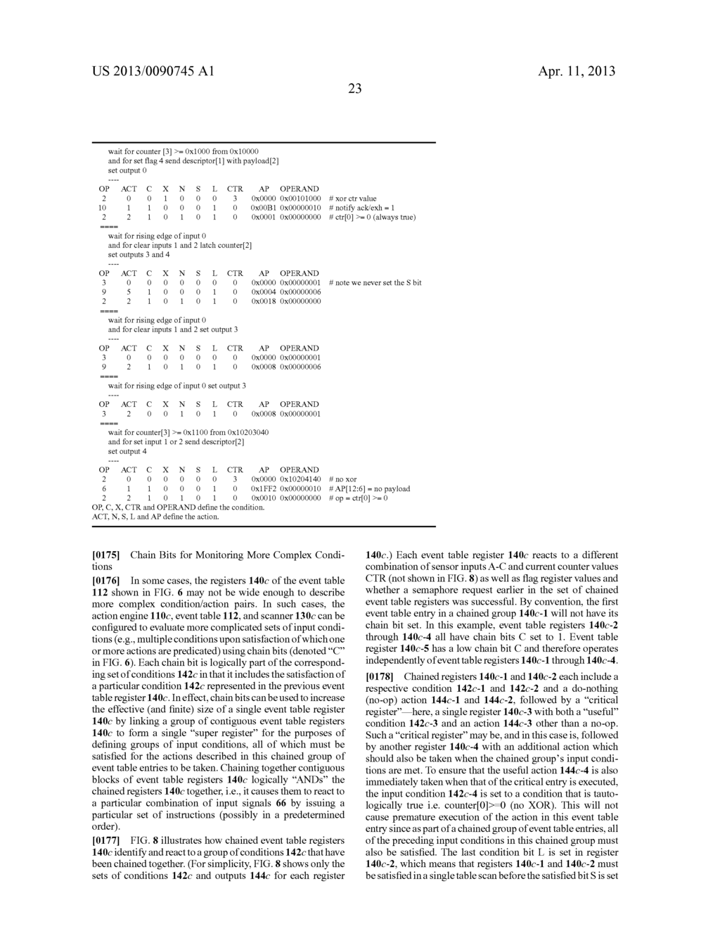 METHODS AND APPARATUS EMPLOYING AN ACTION ENGINE FOR MONITORING AND/OR     CONTROLLING DYNAMIC ENVIRONMENTS - diagram, schematic, and image 34