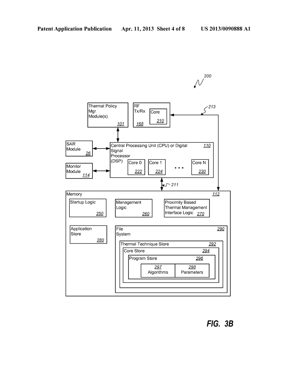 System and method for proximity based thermal management of mobile device - diagram, schematic, and image 05