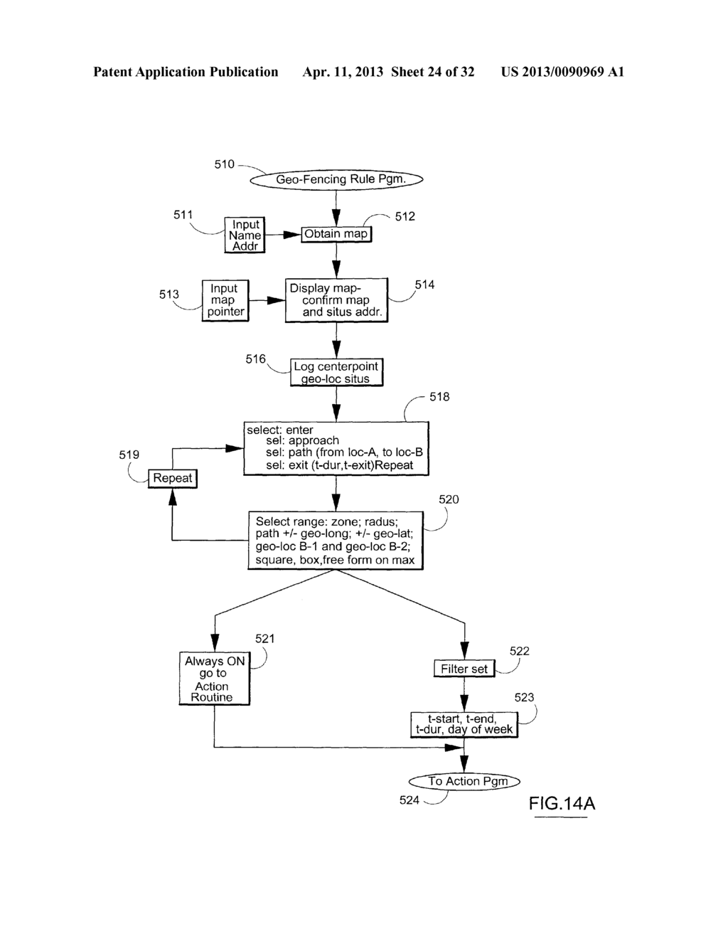 METHOD AND SYSTEM TO DEFINE IMPLEMENT AND ENFORCE WORKFLOW OF A MOBILE     WORKFORCE - diagram, schematic, and image 25