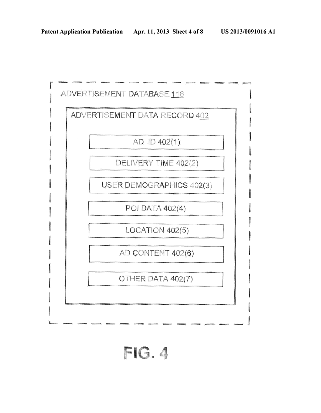 Method and System for Providing Location Targeted Advertisements - diagram, schematic, and image 05