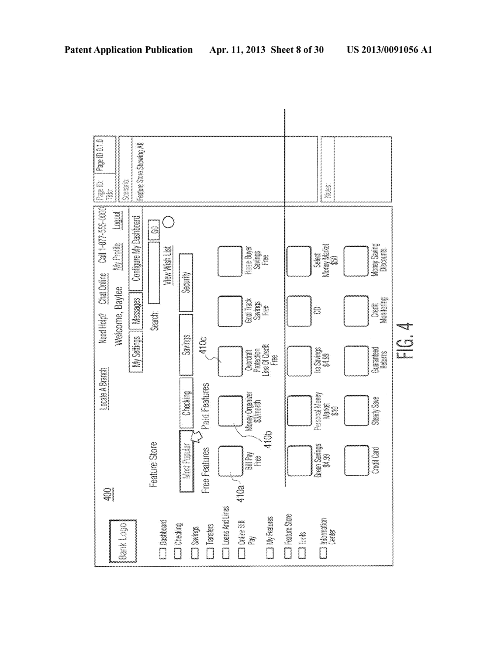 SYSTEM AND METHOD FOR MAINTAINING AND CUSTOMIZING USER ACCOUNTS - diagram, schematic, and image 09