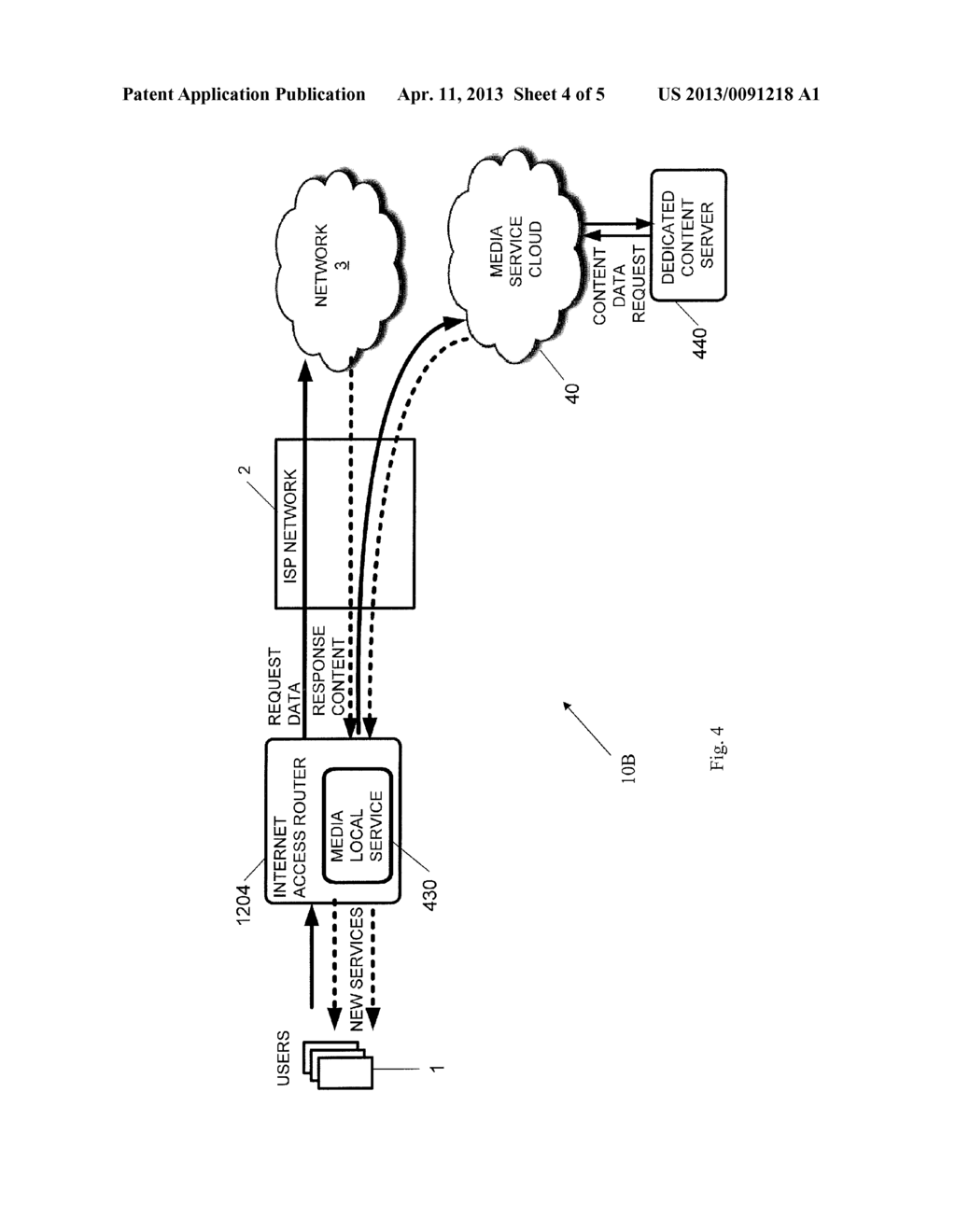 SYSTEM AND METHOD FOR PROVIDING CONTENT SERVICES TO NETWORK USERS WITHOUT     INSTALLATION OF CLIENT SOFTWARE - diagram, schematic, and image 05