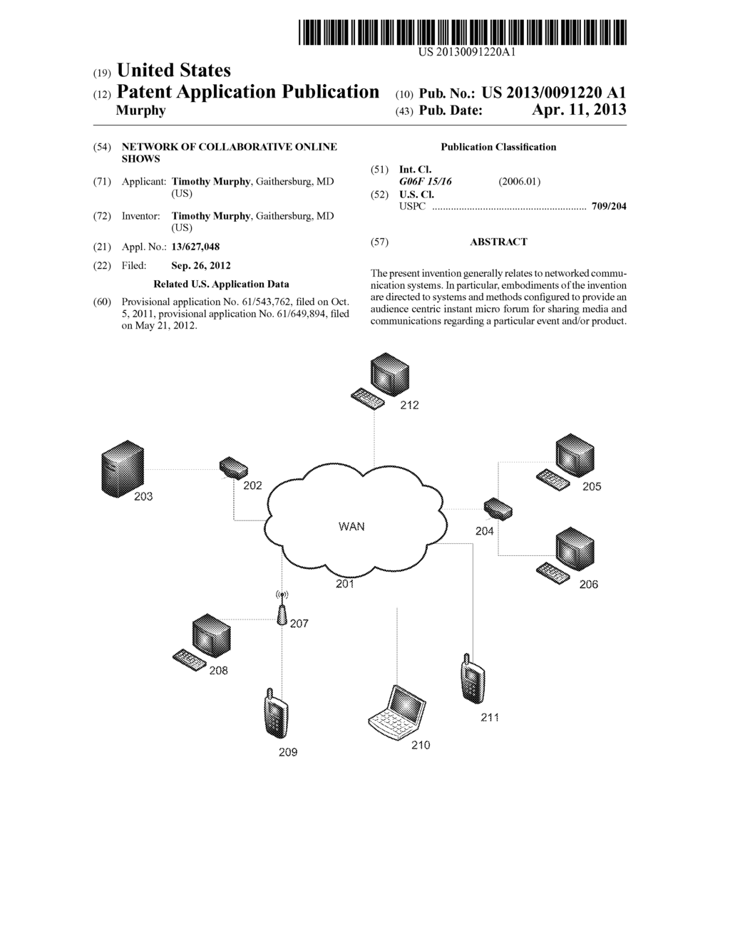 NETWORK OF COLLABORATIVE ONLINE SHOWS - diagram, schematic, and image 01