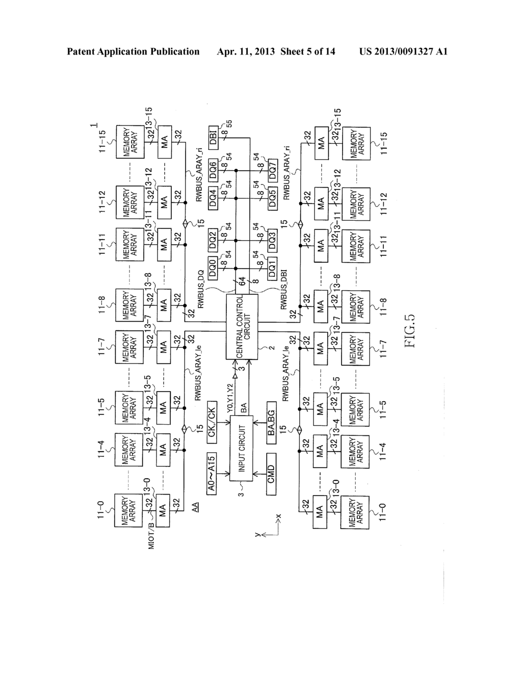 SEMICONDUCTOR DEVICE PERFORMING BURST ORDER CONTROL AND DATA BUS INVERSION - diagram, schematic, and image 06