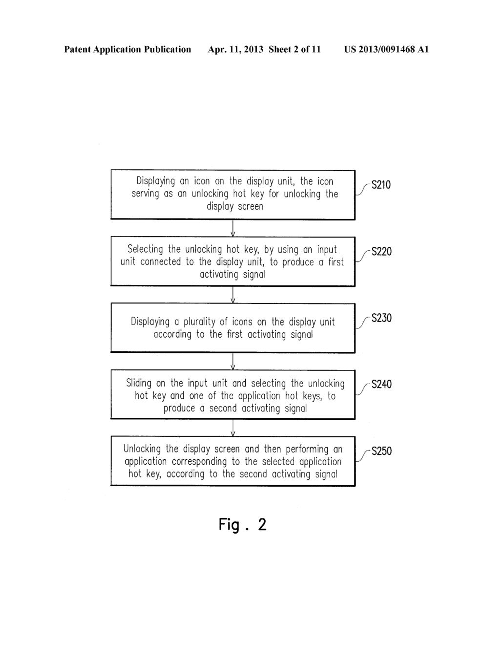 INDIVIDUALIZED METHOD FOR UNLOCKING DISPLAY SCREEN ON MOBILE COMPUTING     DEVICE AND SYSTEM THEREOF - diagram, schematic, and image 03