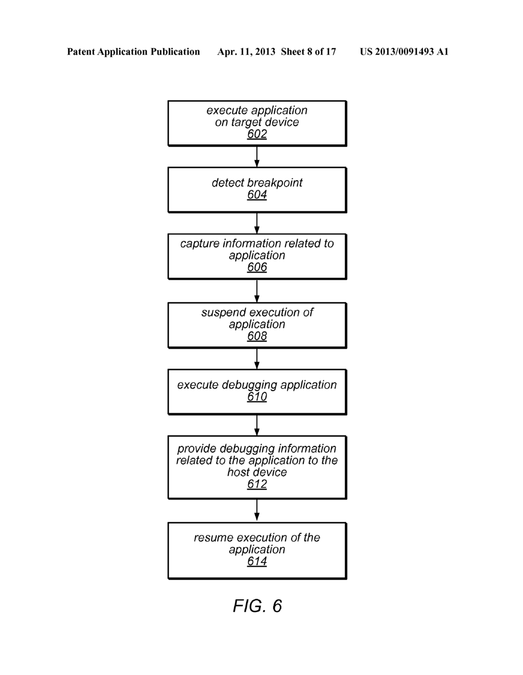 Debugging a Graphics Application Executing on a Target Device - diagram, schematic, and image 09