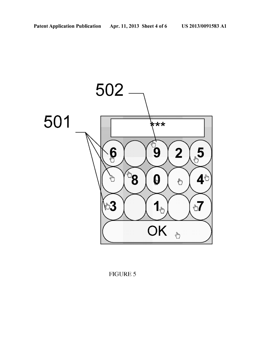 METHOD AND DEVICE FOR SECURED ENTRY OF PERSONAL DATA - diagram, schematic, and image 05