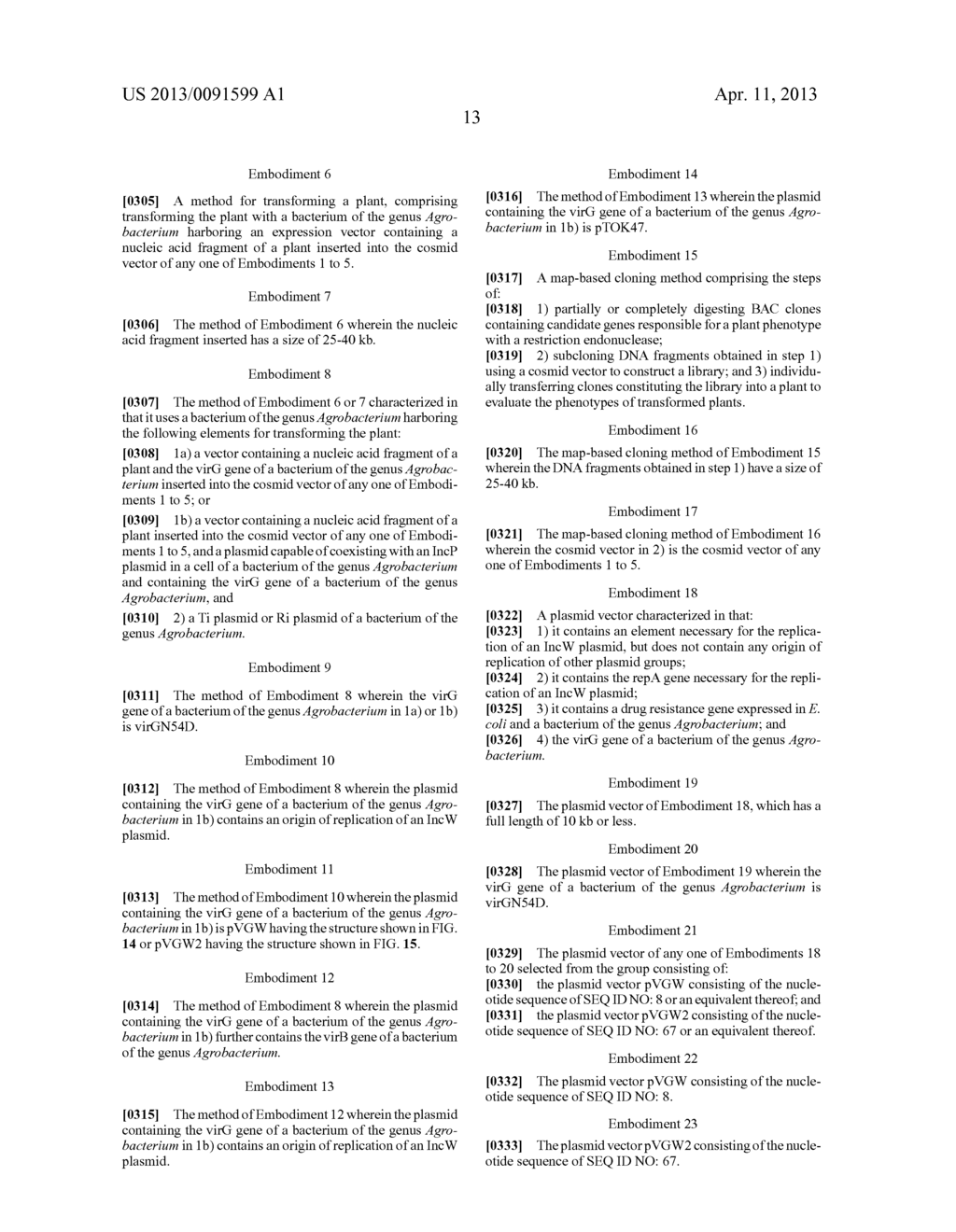 Cosmid Vector for Transforming Plant and Use Thereof - diagram, schematic, and image 30