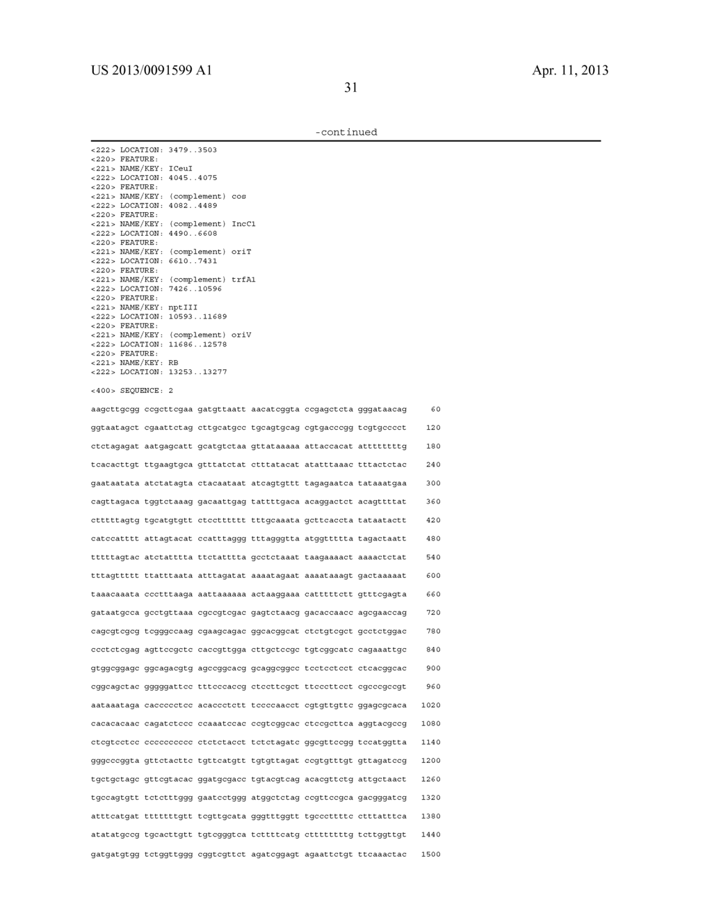 Cosmid Vector for Transforming Plant and Use Thereof - diagram, schematic, and image 48