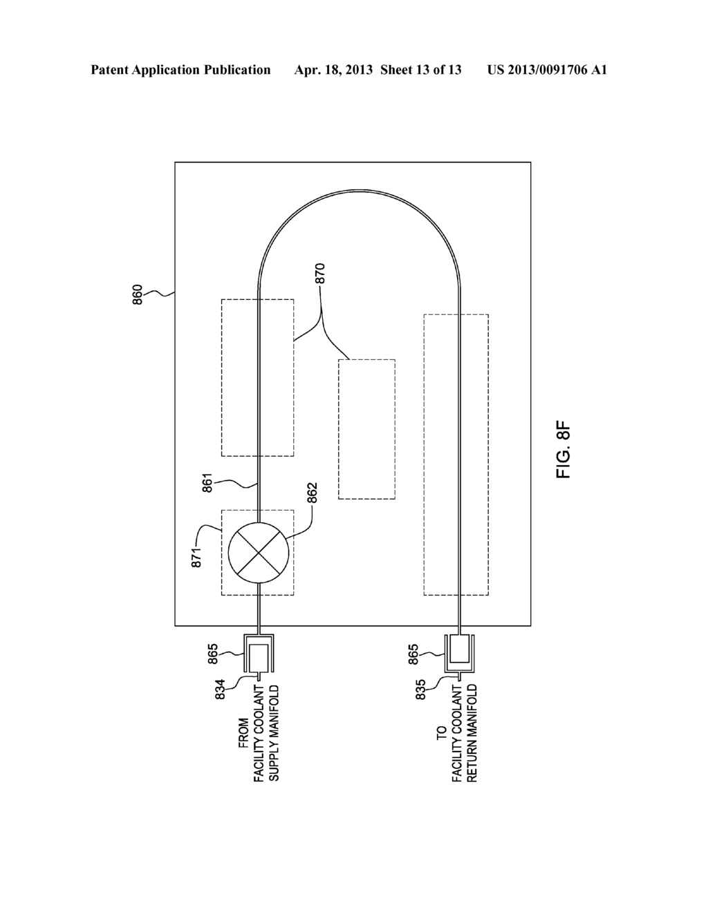 COMBINED POWER AND COOLING RACK SUPPORTING AN ELECTRONICS RACK(S) - diagram, schematic, and image 14