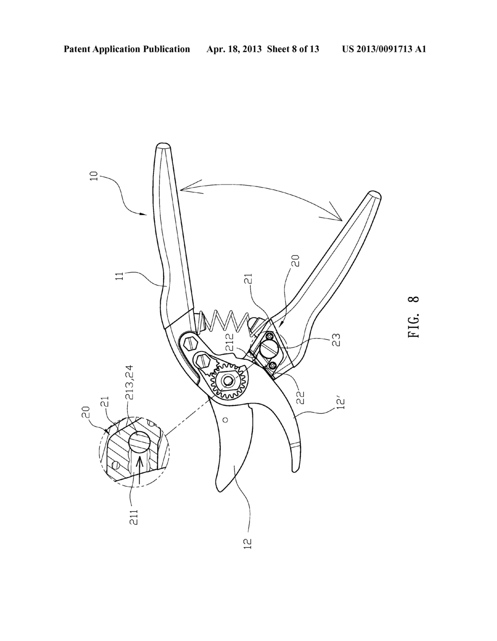 SCISSORS STRUCTURE WITH ADJUSTABLE OPENING - diagram, schematic, and image 09