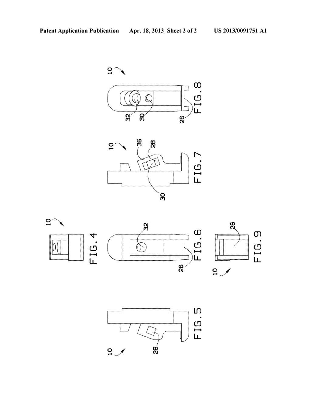 ADAPTER FOR ATTACHING A HAND GRIP TO A FIREARM - diagram, schematic, and image 03