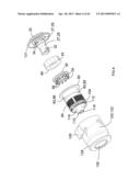 MOTOR, FAN AND CYCLONIC SEPARATION APPARATUS ARRANGEMENT FOR A VACUUM     CLEANER diagram and image