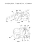 MOTOR, FAN AND CYCLONIC SEPARATION APPARATUS ARRANGEMENT FOR A VACUUM     CLEANER diagram and image