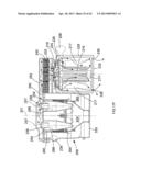 MOTOR, FAN AND CYCLONIC SEPARATION APPARATUS ARRANGEMENT FOR A VACUUM     CLEANER diagram and image