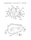 MOTOR, FAN AND CYCLONIC SEPARATION APPARATUS ARRANGEMENT FOR A VACUUM     CLEANER diagram and image