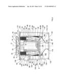 MOTOR, FAN AND DIRT SEPARATION MEANS ARRANGEMENT diagram and image