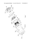 MOTOR, FAN AND DIRT SEPARATION MEANS ARRANGEMENT diagram and image