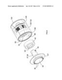 MOTOR, FAN AND DIRT SEPARATION MEANS ARRANGEMENT diagram and image