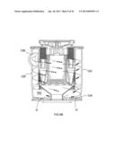 MOTOR, FAN AND DIRT SEPARATION MEANS ARRANGEMENT diagram and image