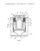 MOTOR, FAN AND DIRT SEPARATION MEANS ARRANGEMENT diagram and image