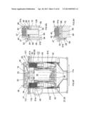 MOTOR, FAN AND DIRT SEPARATION MEANS ARRANGEMENT diagram and image