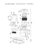 MOTOR, FAN AND DIRT SEPARATION MEANS ARRANGEMENT diagram and image