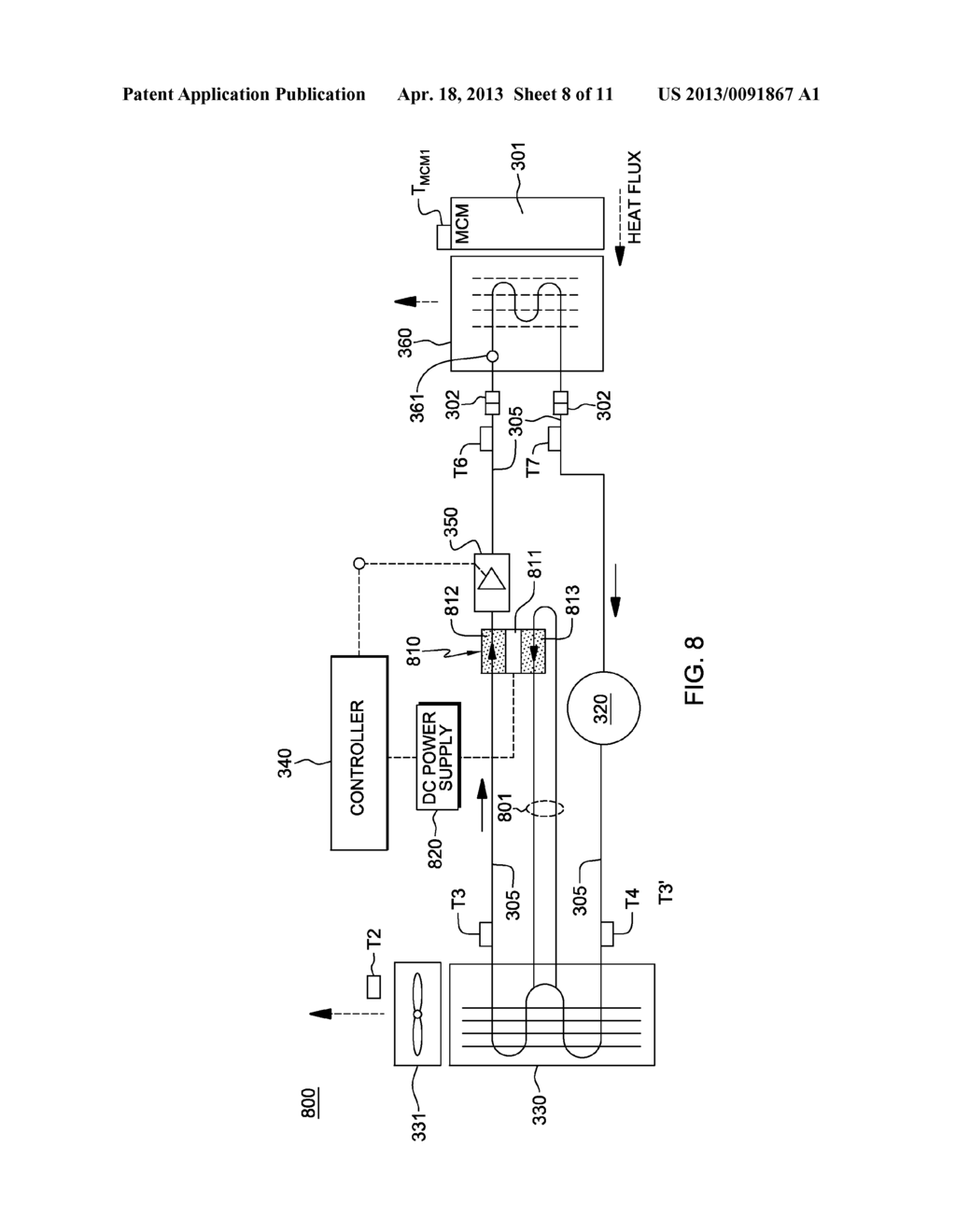 CONTAMINANT SEPARATOR FOR A VAPOR-COMPRESSION REFRIGERATION APPARATUS - diagram, schematic, and image 09