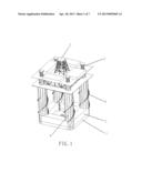 INTEGRALLY EQUIPPED HEAVY DRAUGHT FLOATING TYPE OIL PRODUCTION PLATFORM     WITH UNCONDITIONAL STABILITY AND OFFSHORE INSTALLATION METHOD THEREOF diagram and image