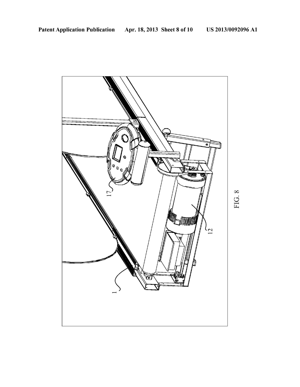 Apparatus for Foldable Treadmill for Pets - diagram, schematic, and image 09