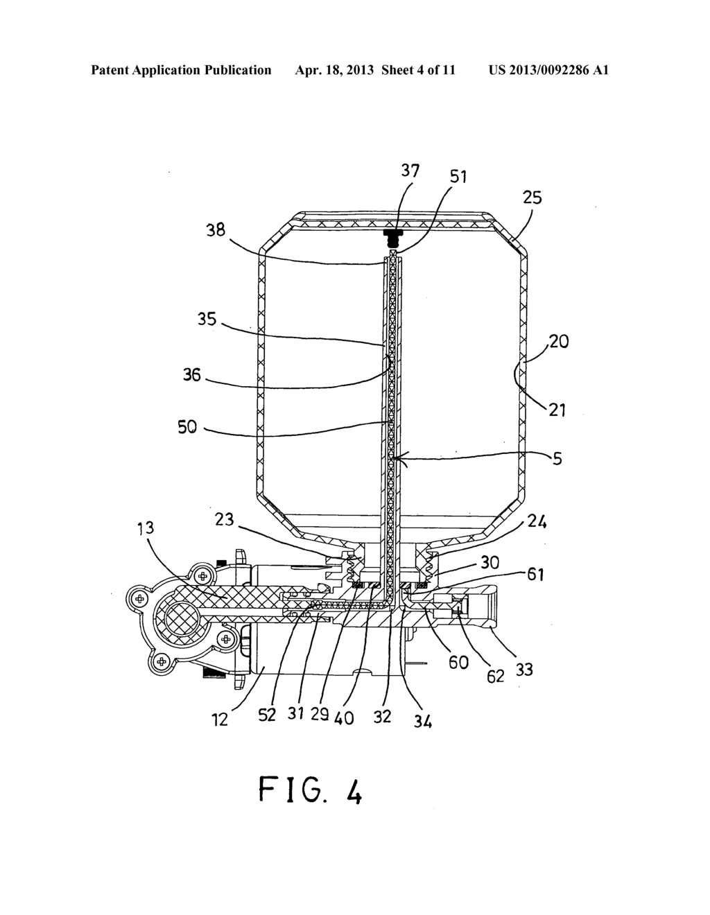 Device for sealing and inflating inflatable object - diagram, schematic, and image 05