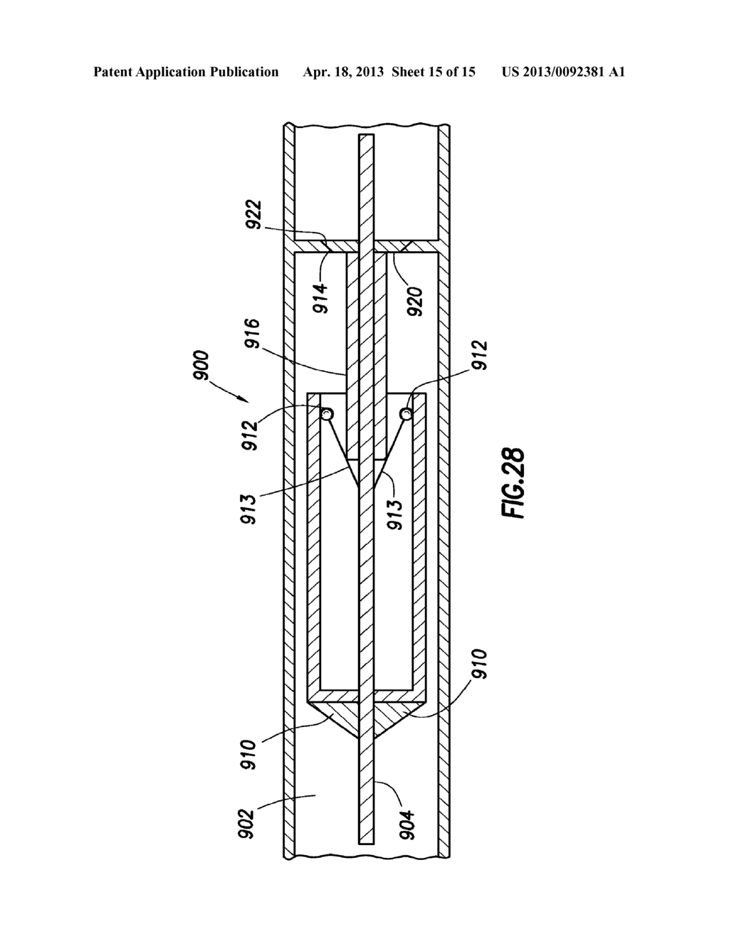 METHOD AND APPARATUS FOR CONTROLLING FLUID FLOW USING MOVABLE FLOW     DIVERTER ASSEMBLY - diagram, schematic, and image 16