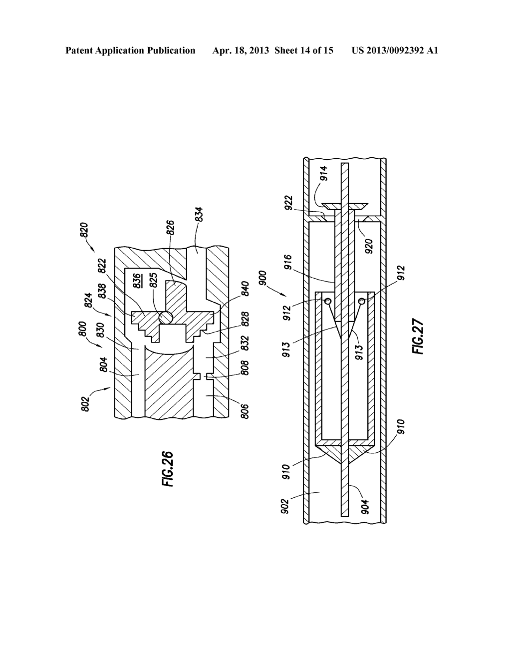 METHOD AND APPARATUS FOR CONTROLLING FLUID FLOW USING MOVABLE FLOW     DIVERTER ASSEMBLY - diagram, schematic, and image 15