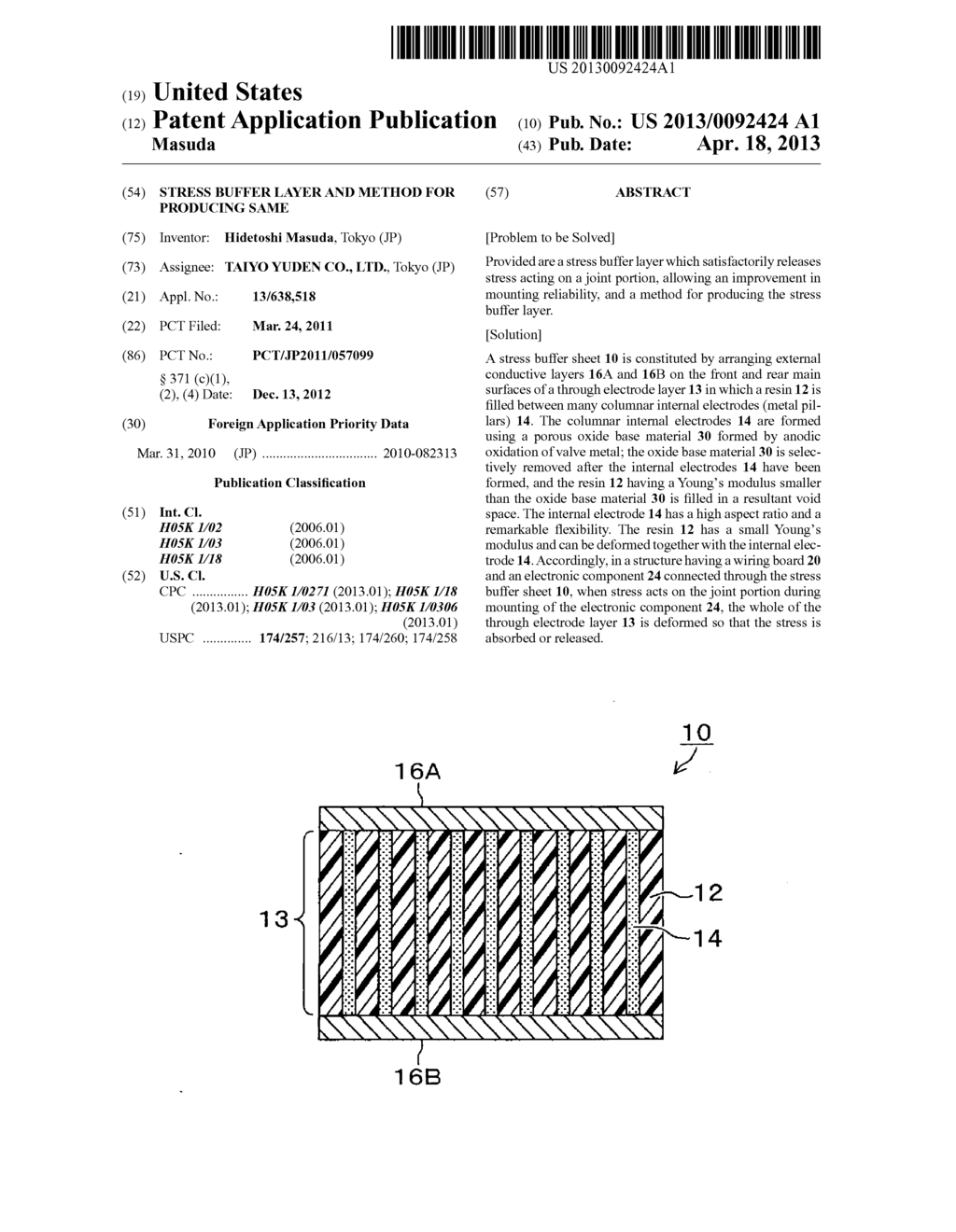 STRESS BUFFER LAYER AND METHOD FOR PRODUCING SAME - diagram, schematic, and image 01