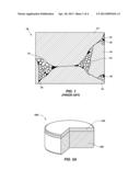 POLYCRYSTALLINE COMPACTS INCLUDING GRAINS OF HARD MATERIAL, EARTH-BORING     TOOLS INCLUDING SUCH COMPACTS, AND METHODS OF FORMING SUCH COMPACTS AND     TOOLS diagram and image