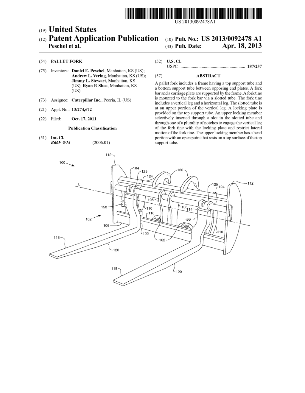 PALLET FORK - diagram, schematic, and image 01