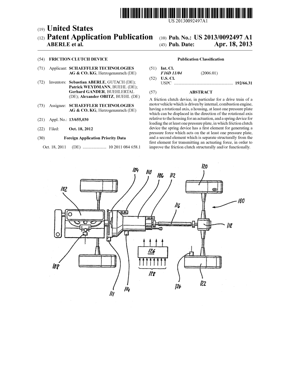 FRICTION CLUTCH DEVICE - diagram, schematic, and image 01