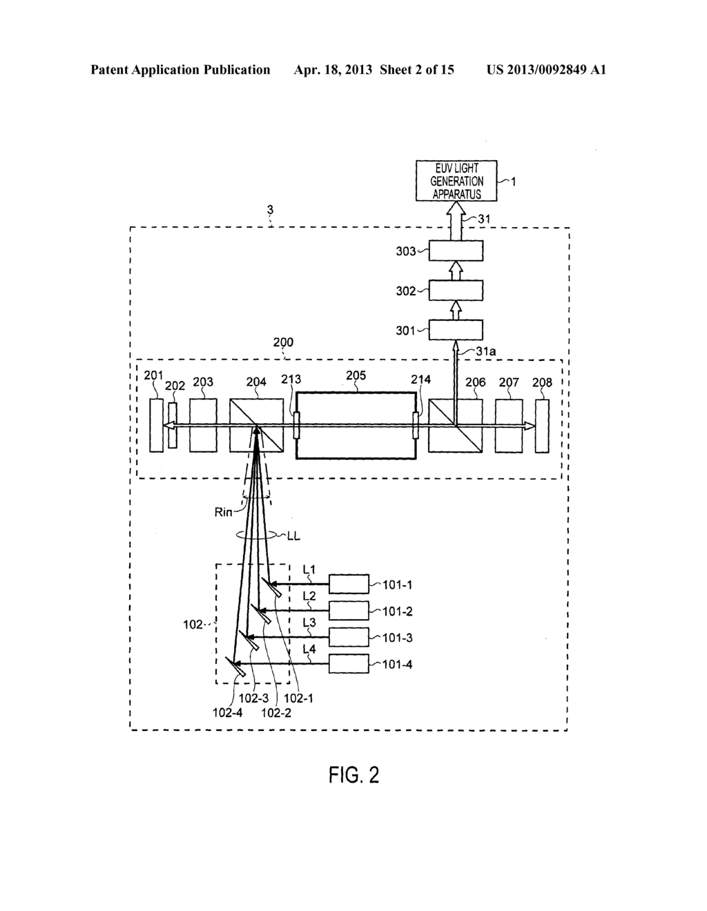 LASER DEVICE, LASER APPARATUS, AND EXTREME ULTRAVIOLET LIGHT GENERATION     SYSTEM - diagram, schematic, and image 03