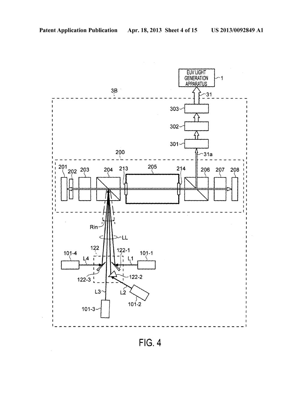 LASER DEVICE, LASER APPARATUS, AND EXTREME ULTRAVIOLET LIGHT GENERATION     SYSTEM - diagram, schematic, and image 05