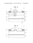 SEMICONDUCTOR DEVICE, SEMICONDUCTOR SUBSTRATE, METHOD FOR MANUFACTURING     DEVICE, AND METHOD FOR MANUFACTURING SEMICONDUCTOR SUBSTRATE diagram and image