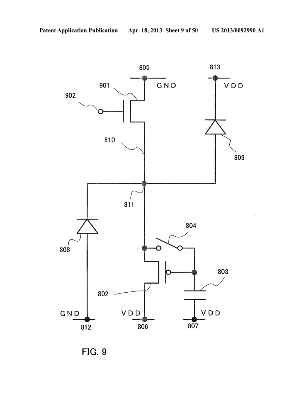 SEMICONDUCTOR DEVICE, DISPLAY DEVICE AND ELECTRONIC DEVICE - diagram, schematic, and image 10