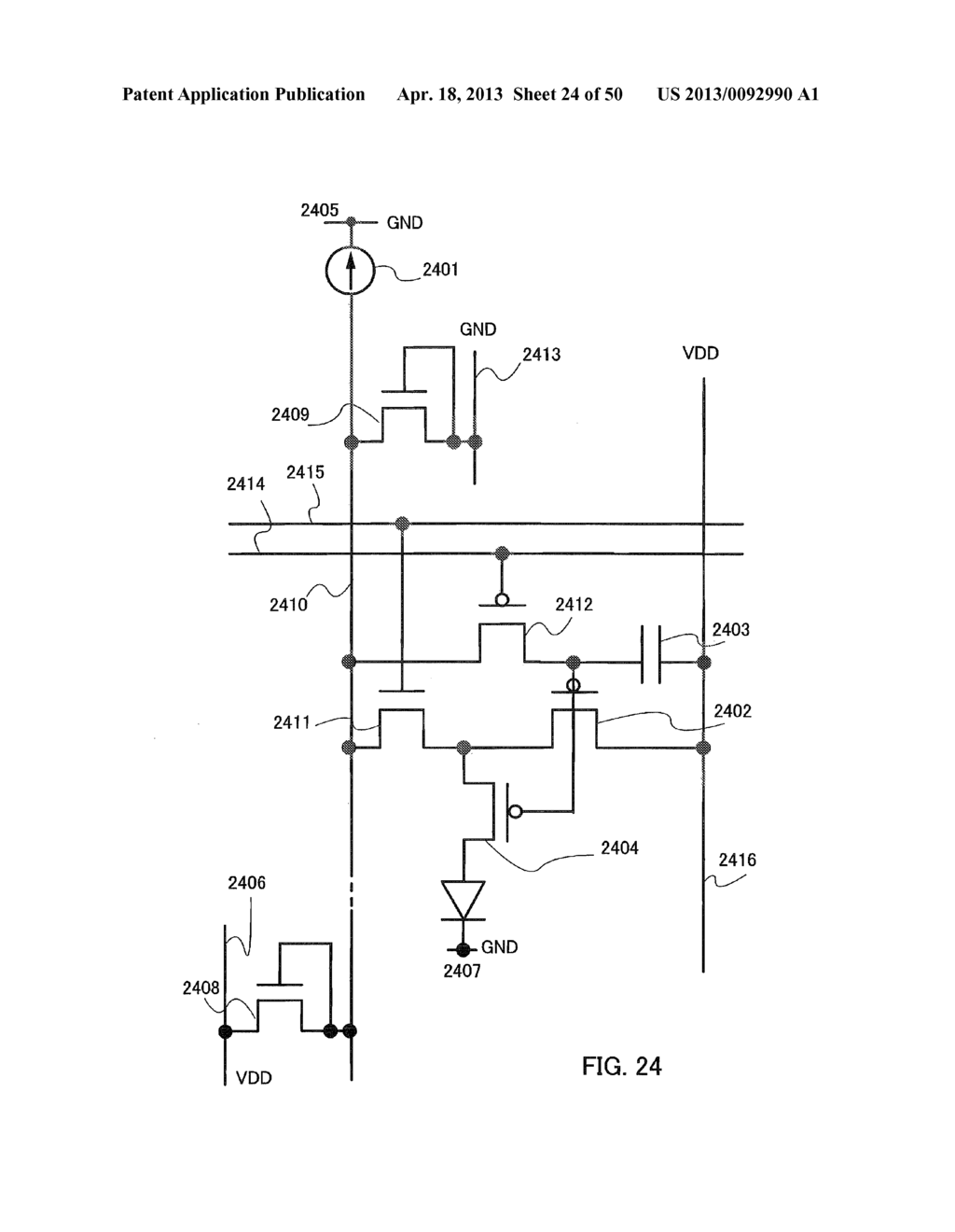 SEMICONDUCTOR DEVICE, DISPLAY DEVICE AND ELECTRONIC DEVICE - diagram, schematic, and image 25