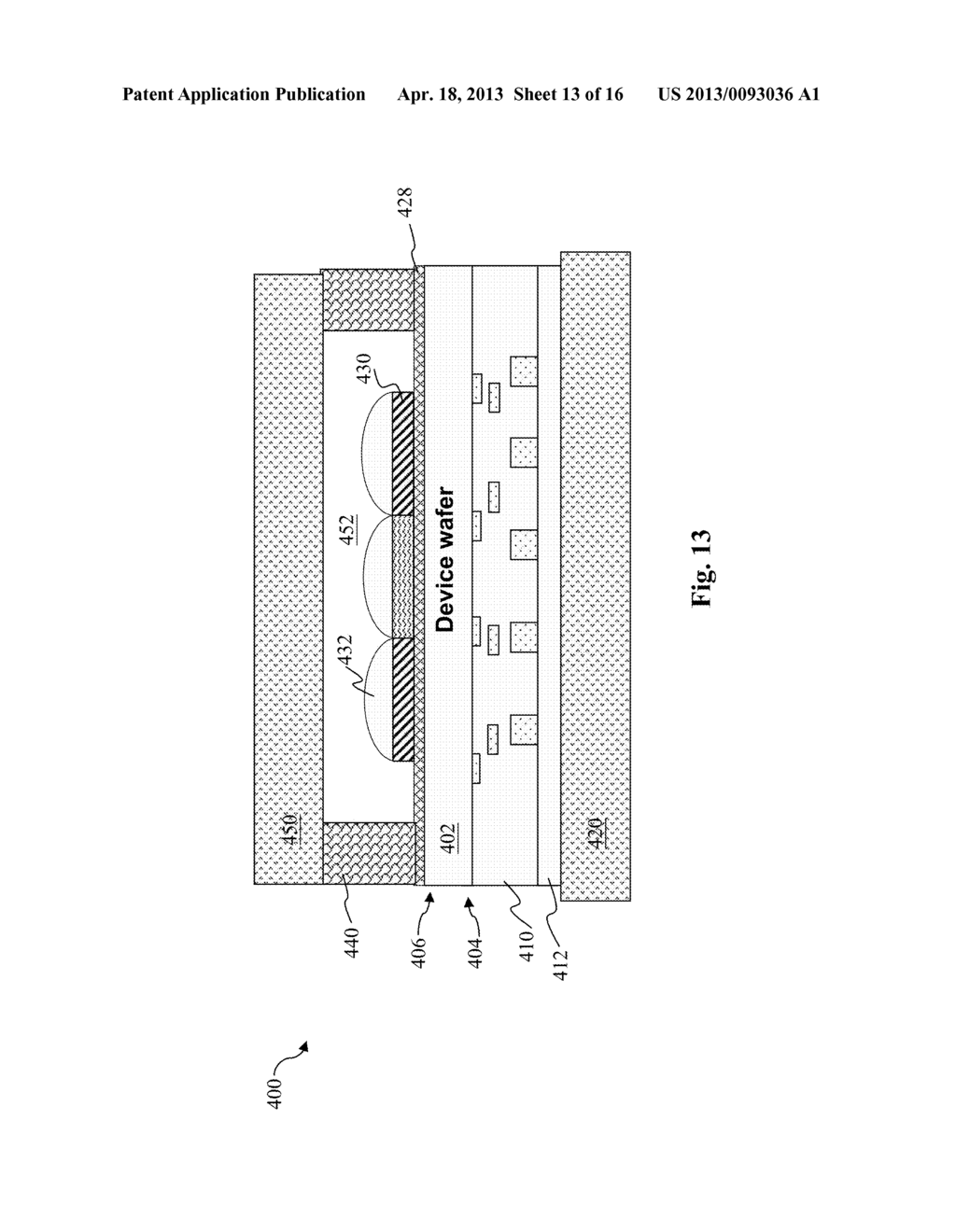 METHOD OF FABRICATING BACKSIDE-ILLUMINATED IMAGE SENSOR - diagram, schematic, and image 14