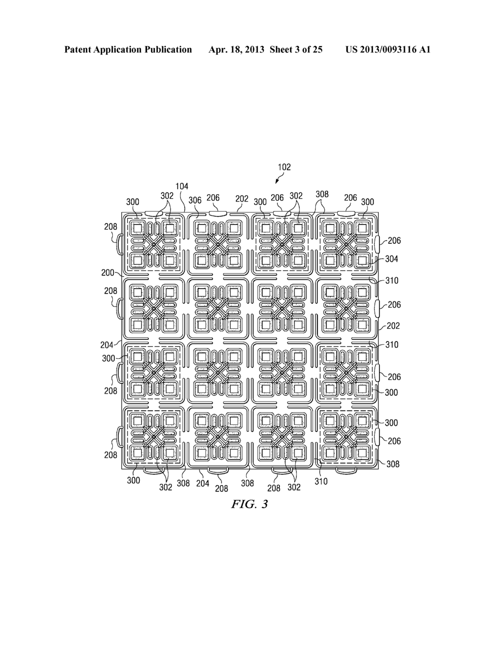 METHOD OF MAKING A FLOOR TILE WITH ELASTOMER  JACKETED SUPPORT MEMBERS - diagram, schematic, and image 04