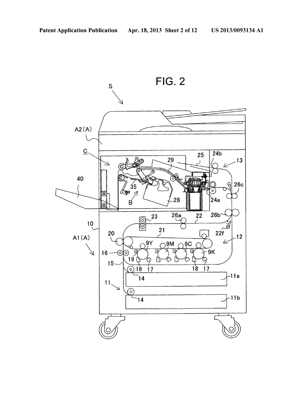 SHEET STORAGE APPARATUS AND IMAGE FORMATION SYSTEM USING THE APPARATUS - diagram, schematic, and image 03