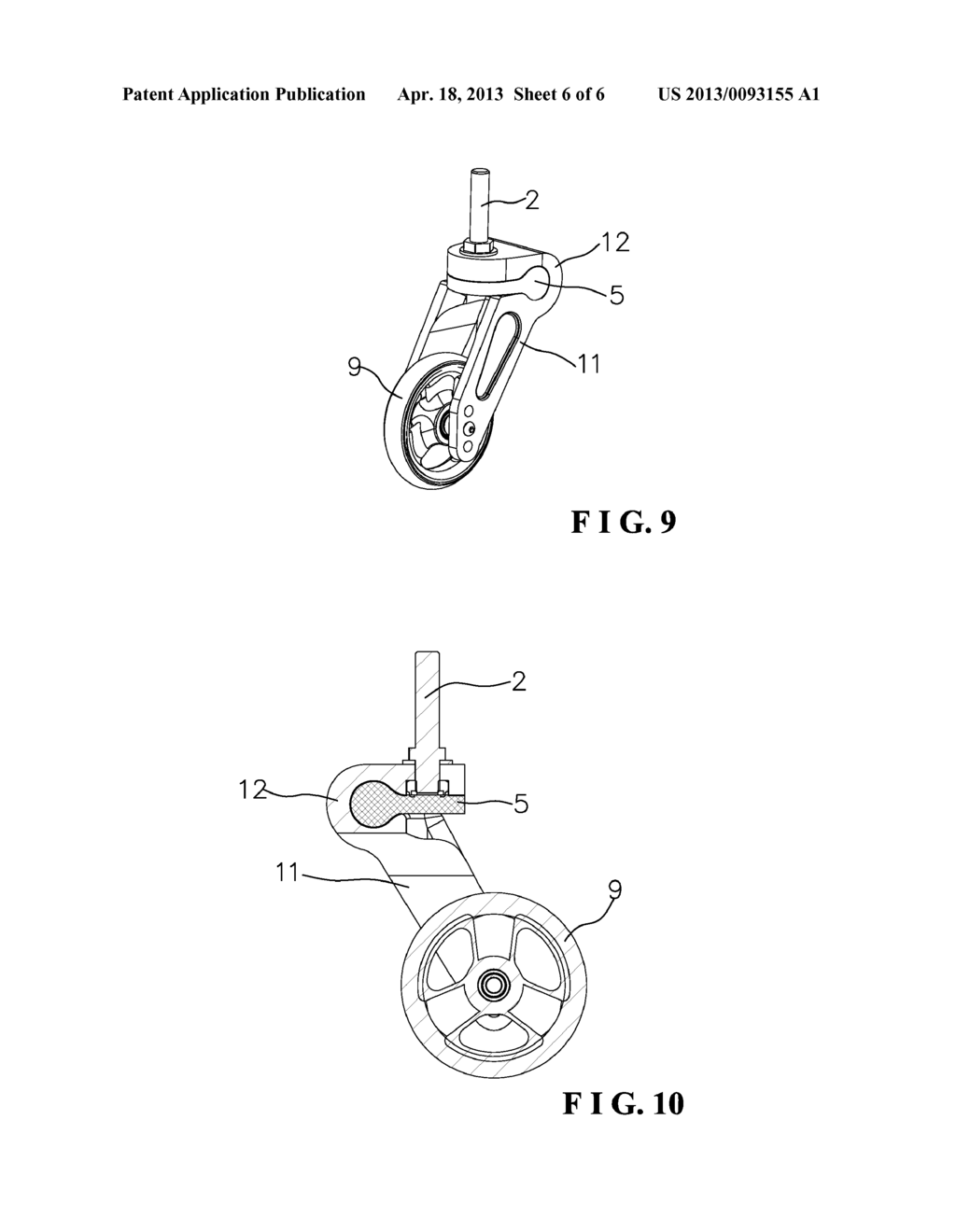 Shock Absorber Structure of Wheelchair Front Fork - diagram, schematic, and image 07